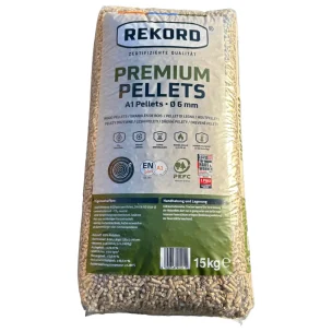 REKORD Premium Holzpellets A1 ENplus - Sack 15 kg
